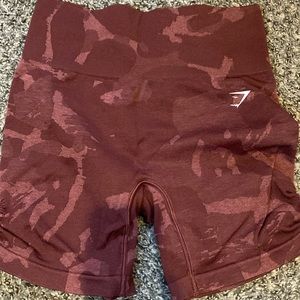 gymshark camo biker shorts
